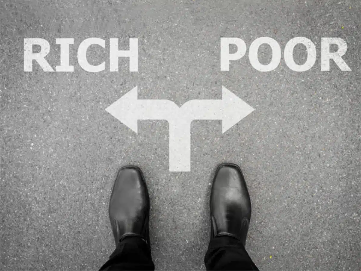 The gap between the Rich and the Poor is widening