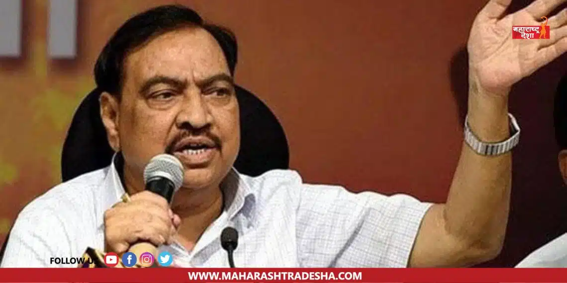 'Don't be surprised if Ajit Pawar becomes Chief Minister'; Eknath Khadse's big statement!