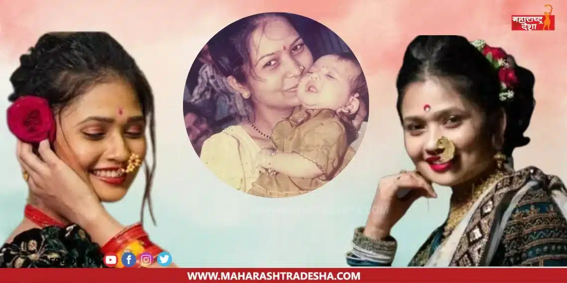 Gautami Patil | हुबेहूब आईची प्रतिकृती! वडिलांनंतर गौतमीच्या आईचा फोटो व्हायरल