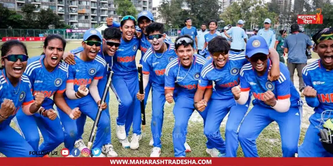 The Indian women's team won the toss and batted first in the final of the Emerging Asia Cup 2023