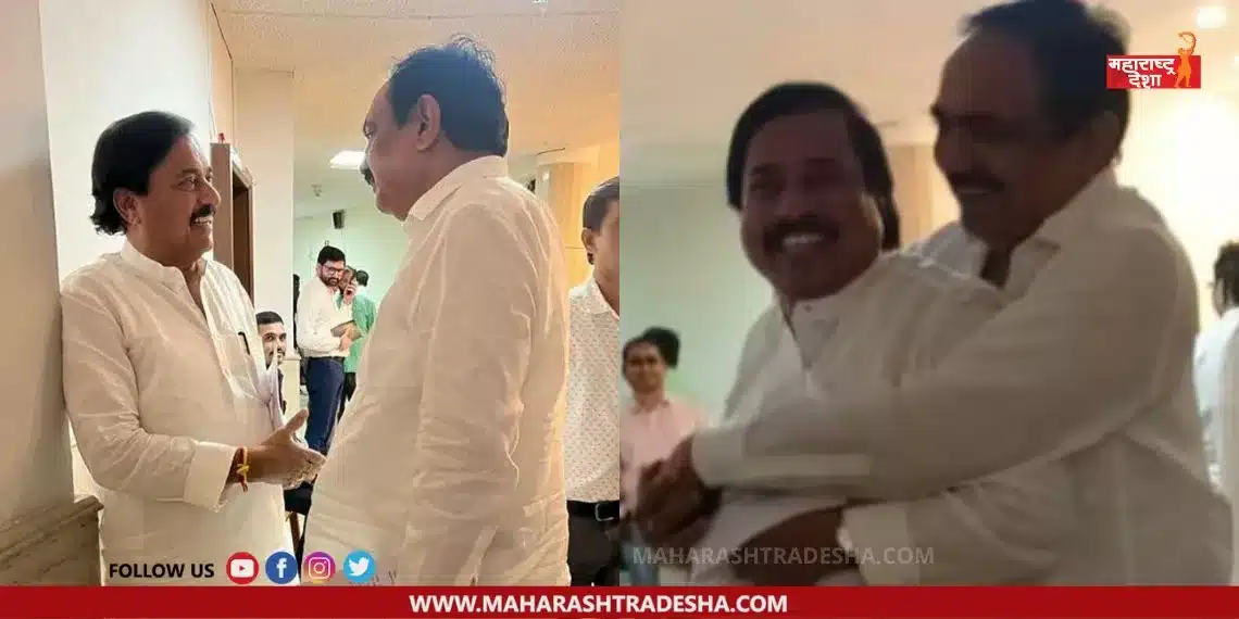 The photo of Jayant Patil and Sunil Tatkare's meeting went viral on social media