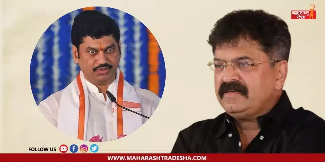 Jitendra Awad's criticism of Dhananjay Munde over the banner