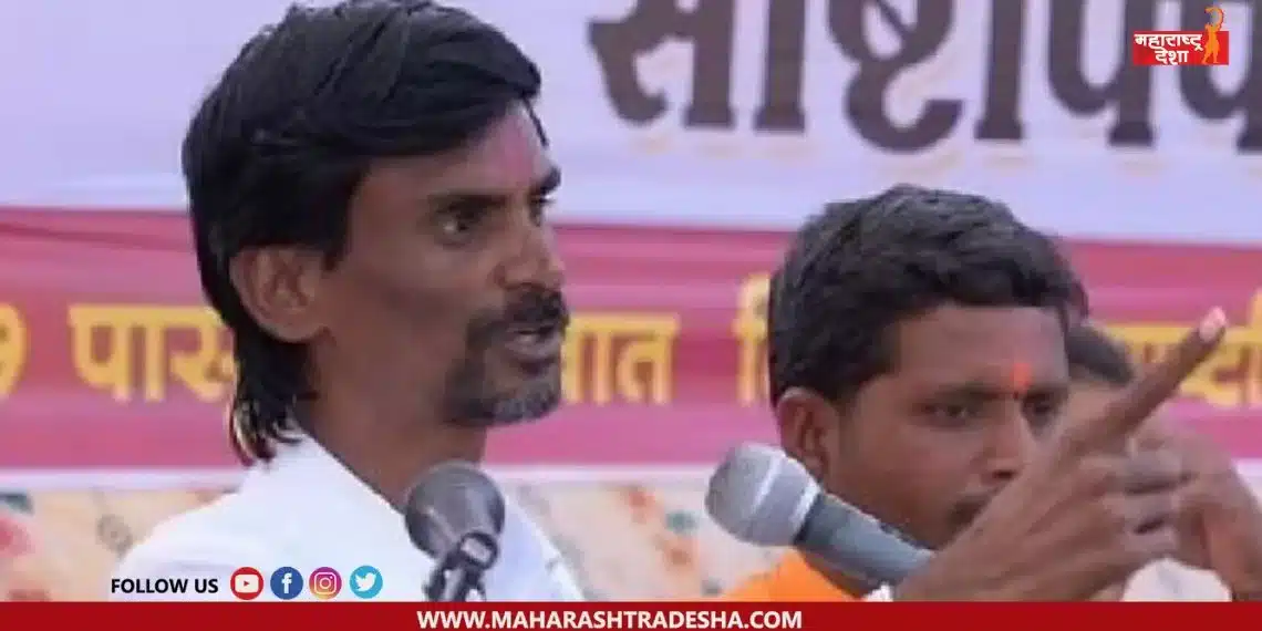 Manoj Jarange warned the state government over reservation for Maratha community