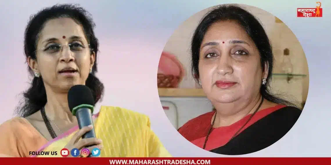 Supriya Sule reacted on whether Sunetra Pawar will contest the Lok Sabha elections