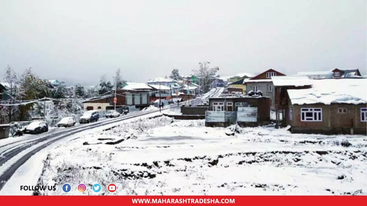 Find a suitable place to enjoy snowfall in winter