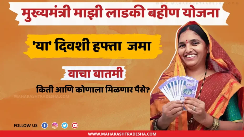 Mukhyamantri Majhi Ladki Bahin Yojana First Installment Of 3000 To Be Deposited On 17th August Maharashtra Government Declared