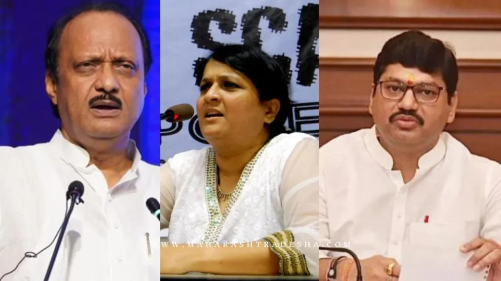 Anjali Damania challenged Ajit Pawar over Dhananjay Munde resignation