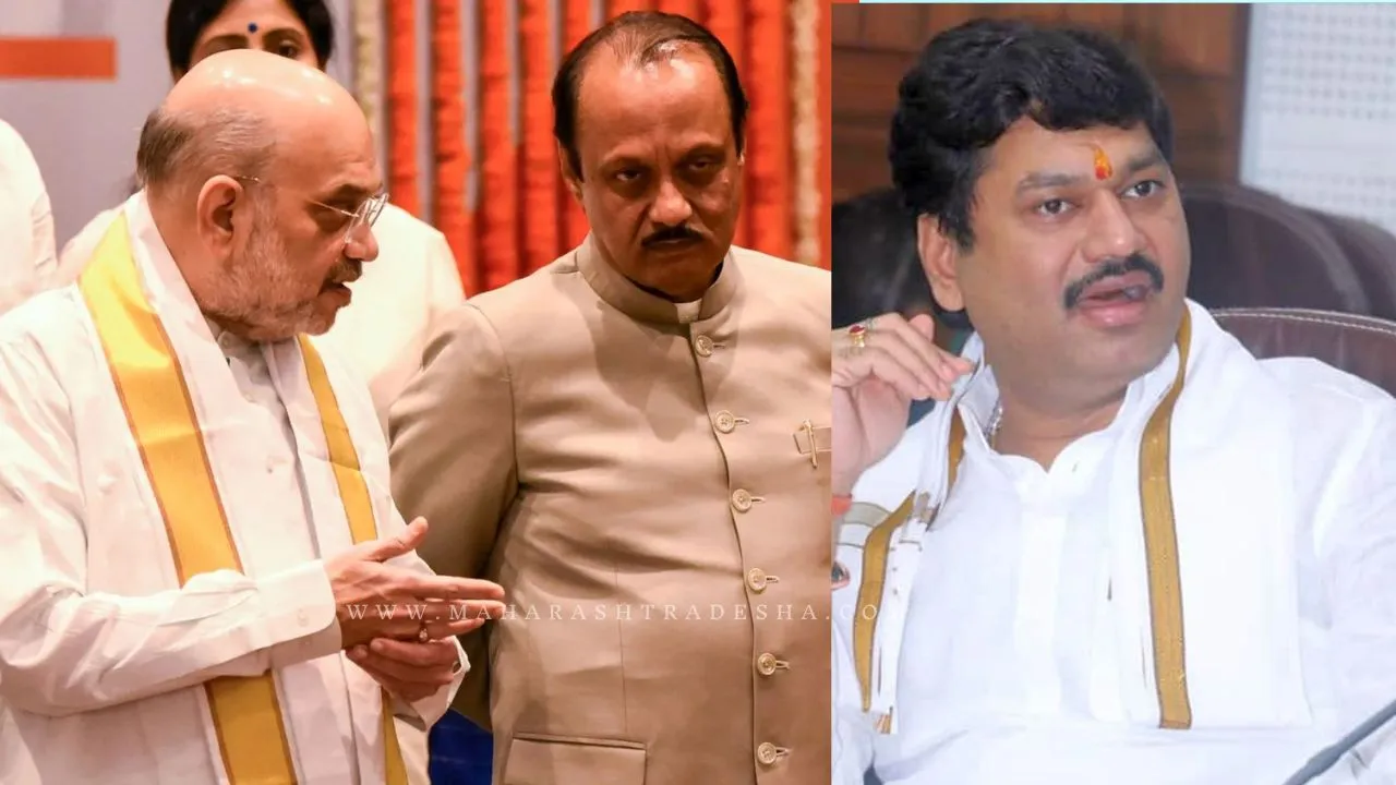 राजकीय हालचालींना वेग! Dhananjay Munde यांच्या राजीनाम्यावरून अमित शाह आणि अजितदादांमध्ये गुप्त चर्चा