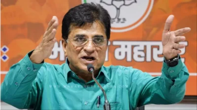 Kirit somaiya demand file sedition case against tehsildar, politician | neil somaiya