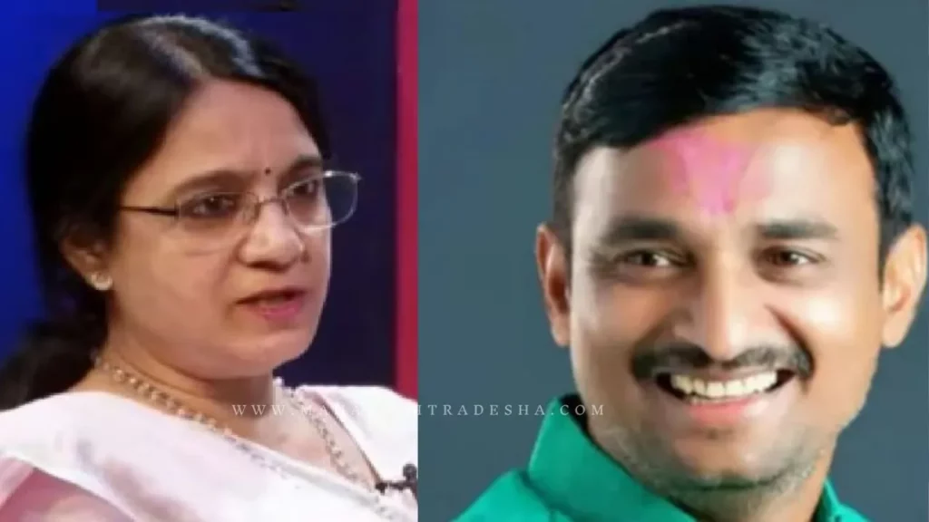 Sarangi Mahajan announcement after Santosh Deshmukh family met