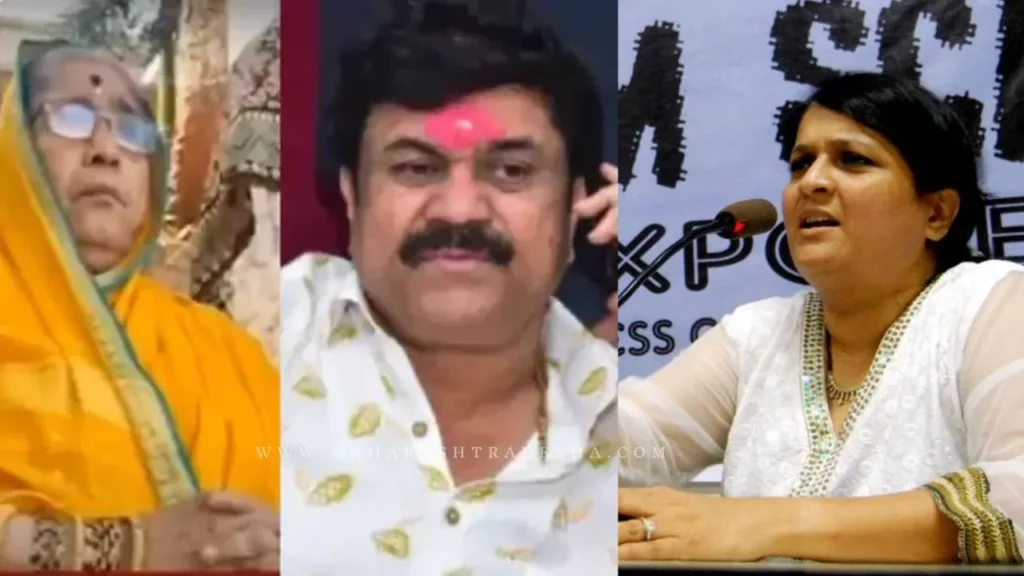 Anjali Damania on Walmik Karad Mother