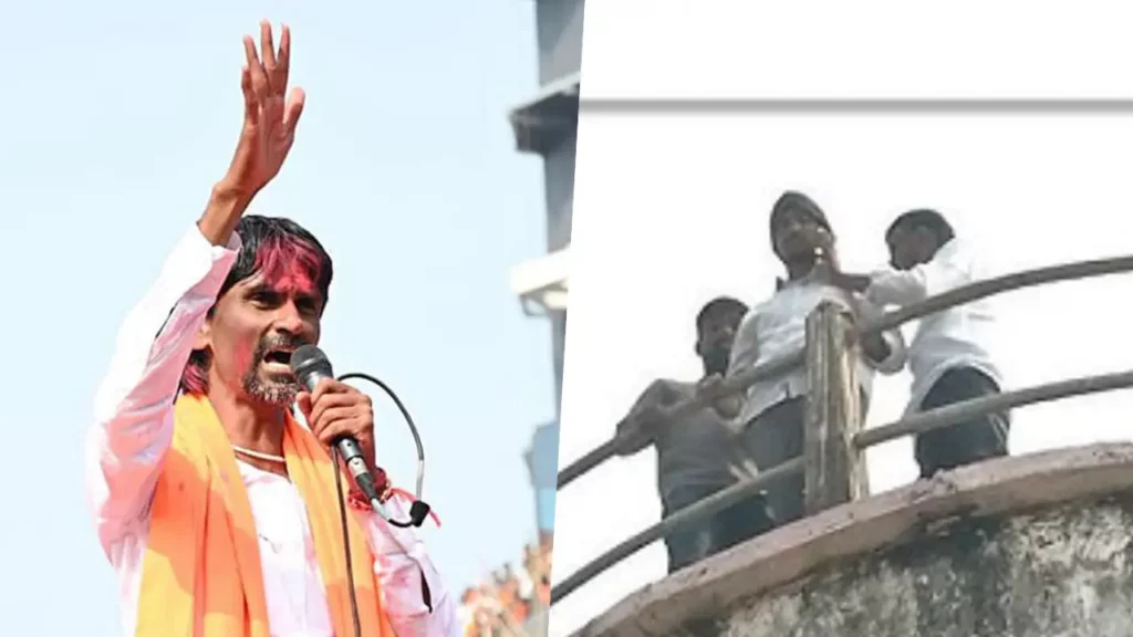 धनंजय देशमुख पाण्याच्या टाकीवर, Manoj Jarange यांनी केला फोन; म्हणाले, "तुम्हाला काय झालं, तर मी यांचं..."