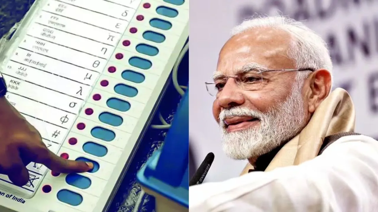 BJP take leads on 45 seats in Delhi Election 2025
