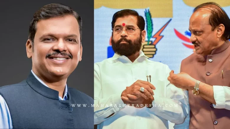 Devendra Fadnavis, Ajit Pawar, Eknath Shinde Mumbai Mayor Election