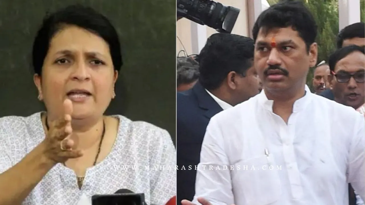Anjali Damania on Dhananjay Munde resignation Demand