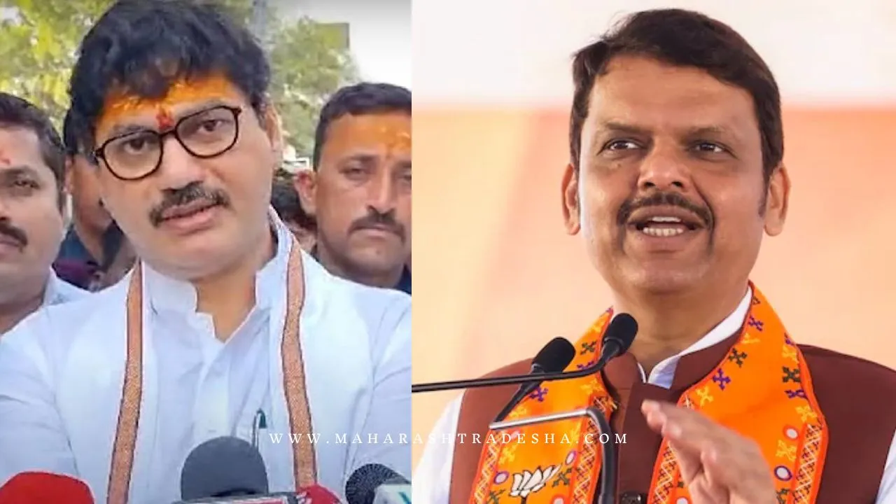 Devendra Fadnavis in beed but Dhananjay Munde hospital for eye surgery