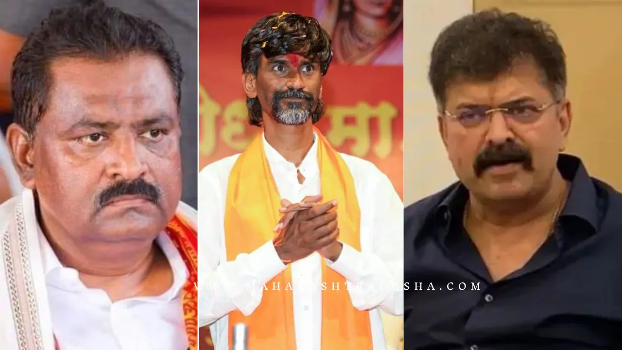 Jitendra Awhad criticized Suresh Dhas over Manoj Jarange Patil