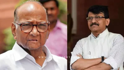 Amol kolhe react on sanjay raut criticizes of sharad pawar
