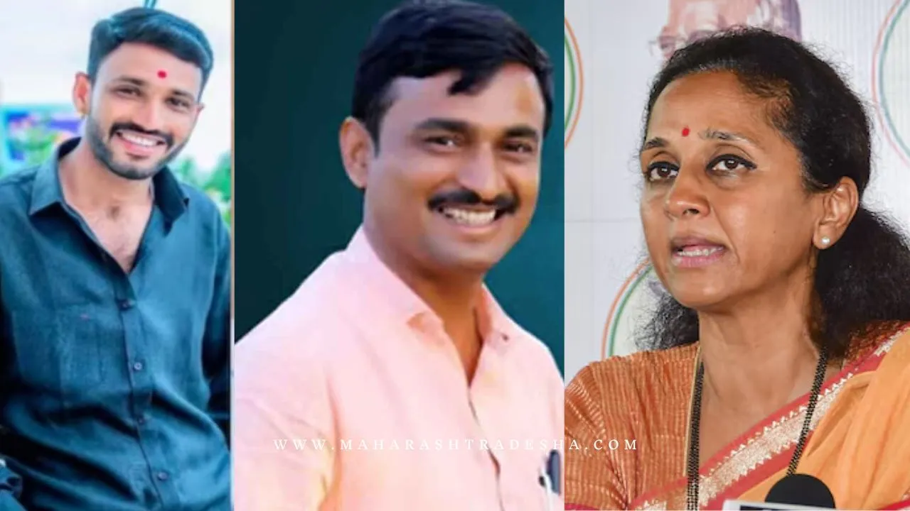 Supriya Sule targets Govt due to Krishna Andhale in Santosh Deshmukh murder case