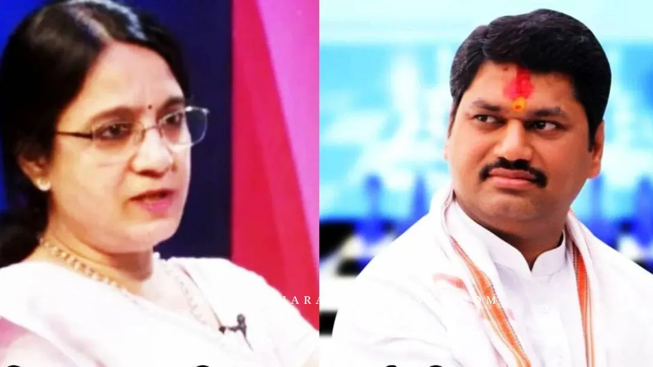Sarangi Mahajan criticize Dhananjay Munde