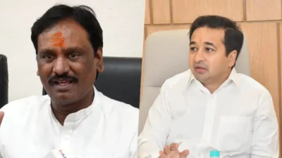 दानवेंची जीभ घसरली; भर सभेत राणे-साटम यांचा उल्लेख करत म्हणाले, "ही पिलावळ... साटम-झाटम" Ambadas danve criticized nitesh rane