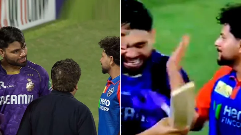 Kuldeep Yadav Slaps Rinku Singh After KKR vs DC Match; KKR Shares Clarification Video