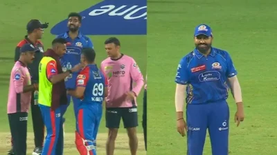 जसप्रीत बुमराह- करुण नायर यांच्यात जोरदार भांडण! Rohit sharma ची मजेशीर रिअॅक्शन Rohit sharma viral reaction to karun, bumrah exchange