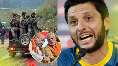 मोदींना आता कळालं असेल, पाकिस्तानसोबत युद्ध करणं किती महागात पडतं – शाहीद आफ्रिदी Shahid afridi calls indian army incompetent after pahalgam terror attack