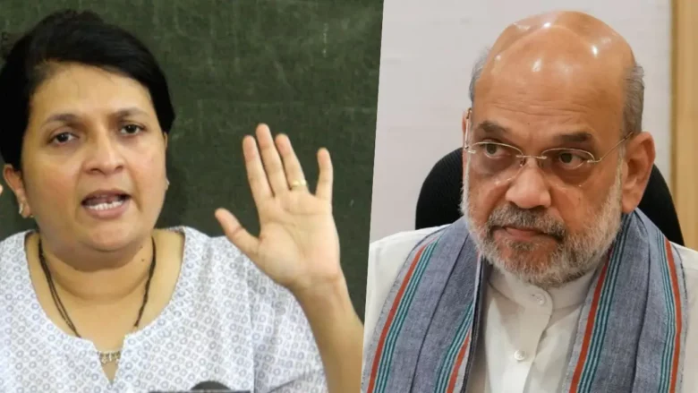 Anjali Damania criticizes Amit Shah's Maharashtra visit