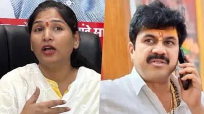 "संगीता वानखेडेच्या मुली वाल्मिक कराडच्या कलाकेंद्रात... "; karuna munde यांचा मोठा दावा Karuna munde has criticized sangeeta wankhede by sharing a video on facebook