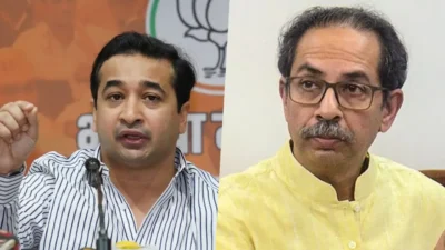 Nitesh rane has warned uddhav thackeray over the video of narayan rane's arrest.