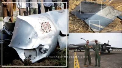 India's air force may have lost two jets — a rafale and a mirage 2000 — during strikes in pakistan. Visuals show debris and parts of jets. No official comment from india yet.