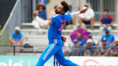 Mukesh kumar fined 10% of match fee for disciplinary breach; anger erupts in match against mumbai