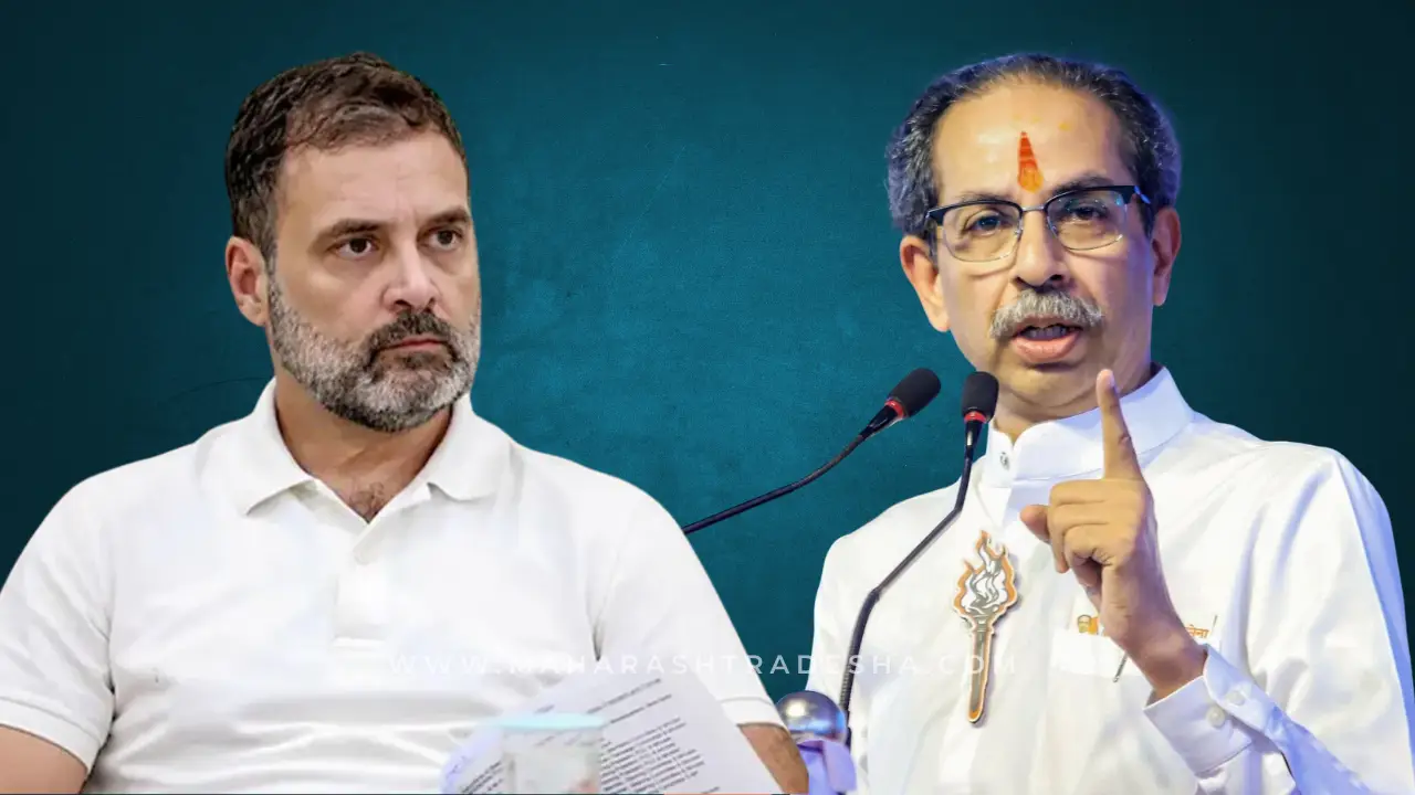 Uddhav Thackeray's Shiv Sena leader Bala Darade warns Rahul Gandhi of blackening his face if he visits Nashik over his Savarkar remarks, saying MVA is finished.