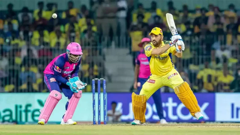 No rain is expected in Delhi for CSK vs RR. Pitch likely to be slow, but short boundaries may help batters. Dew factor might influence the toss decision.