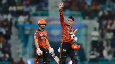 Srh chased 206 easily against lsg in match 61 of ipl 2025. Key milestones included kamindu mendis crossing 2000 t20 runs, harshal patel completing 150 ipl wickets, and pooran hitting most sixes since 2024.