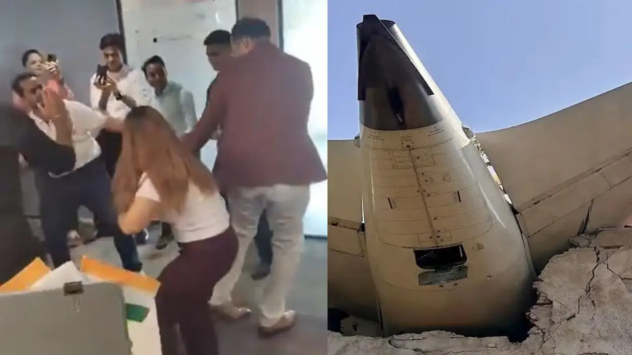 Air India staff partied after plane crash; viral video leads to employee action.