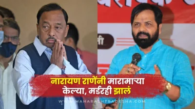 राणेंनी मारामाऱ्या केल्या, मर्डरही झालं आणि एवढ्या उंचीवर पोहोचले; भरत गोगावलेंचं खळबळजनक वक्तव्य Minister bharat gogawale controversially mentions narayan rane's alleged criminal past.
