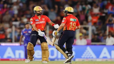 Punjab kings defeated mumbai indians in ipl 2025 qualifier-2, securing a spot in the final after 2014 with strong performances by shreyas iyer and nehal wadhera.