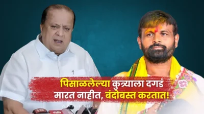 Hasan mushrif slams laxman hake over abusive remarks against ajit pawar.