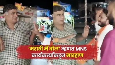 Viral video shows mns workers assaulting a restaurant owner in mira road for not speaking marathi, sparking outrage on social media