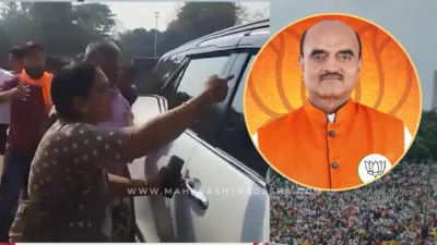 "संभाजीनगरात राडा! "तू हरामी, हरामखोर आहेस... " भागवत कराडांना महिलेची अर्वाच्य भाषेत शिवीगाळ Woman abuses bjp leader bhagwat karad