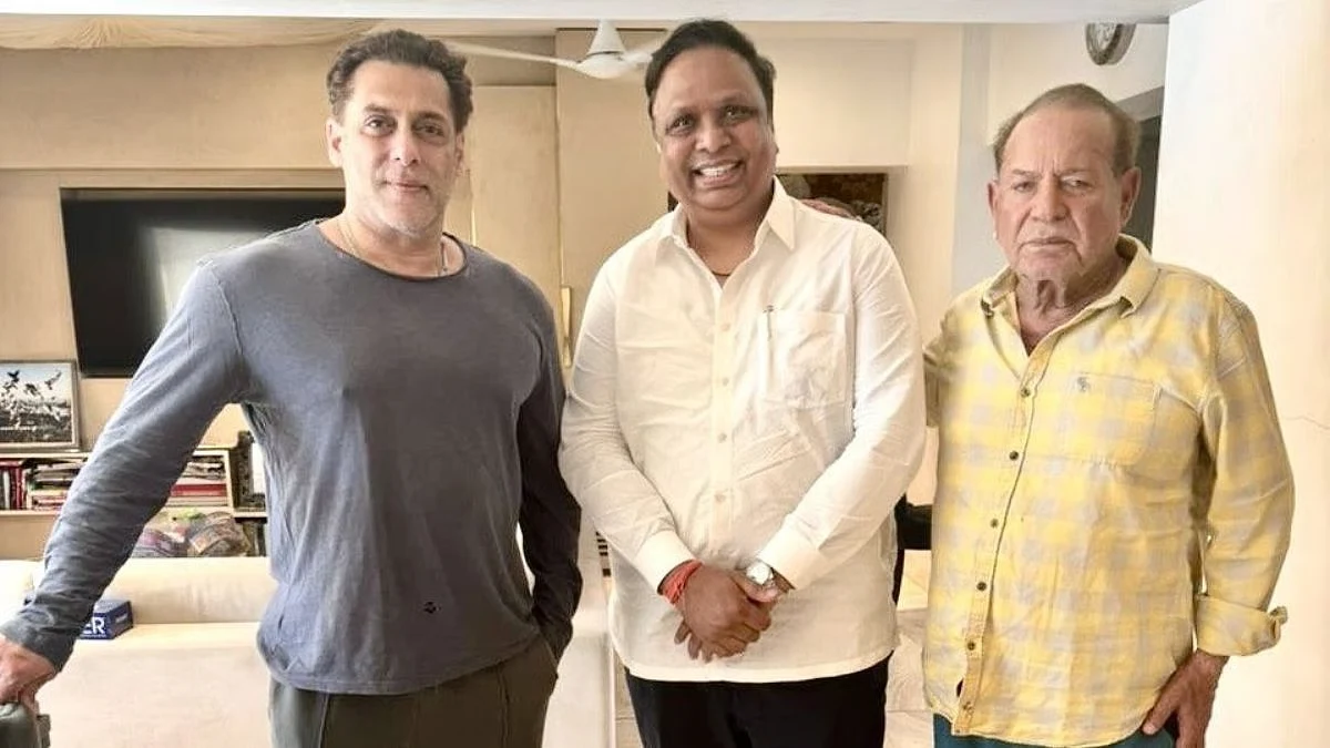 Ashish Shelar Meets Salim Khan