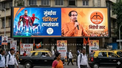 सुपरहिरो की संवेदना? मुंबईच्या आखाड्यात भाजपचा 'हायटेक' डाव, तर ठाकरेंची 'ही' चाल! Bmc election 2026