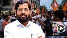 Navi Mumbai Rada: Beat Eknath Shinde sena worker