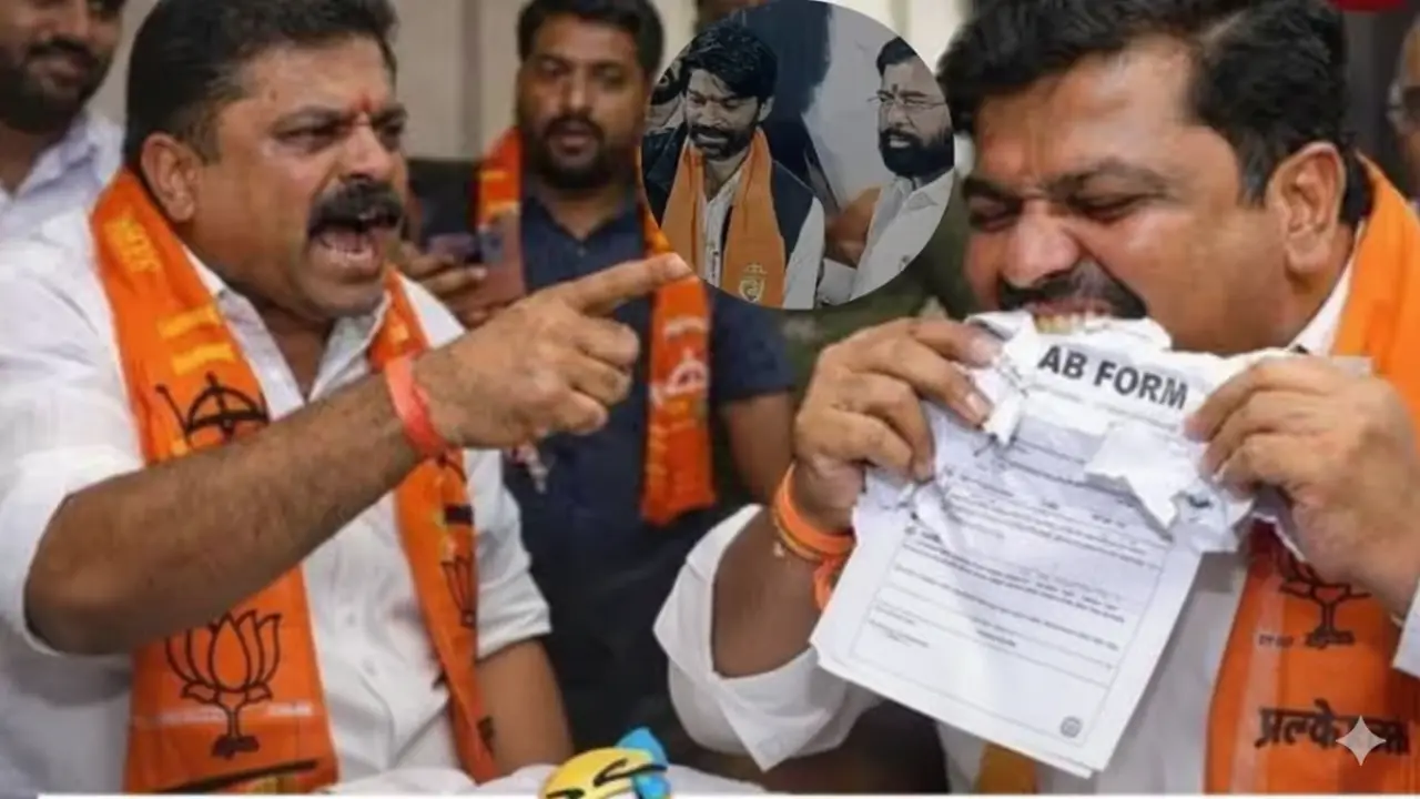 Pune Election Drama: Despite Uddhav Kamble tearing and allegedly swallowing the AB form, Machhindra Dhavale's nomination was accepted by the EC. Here is why.