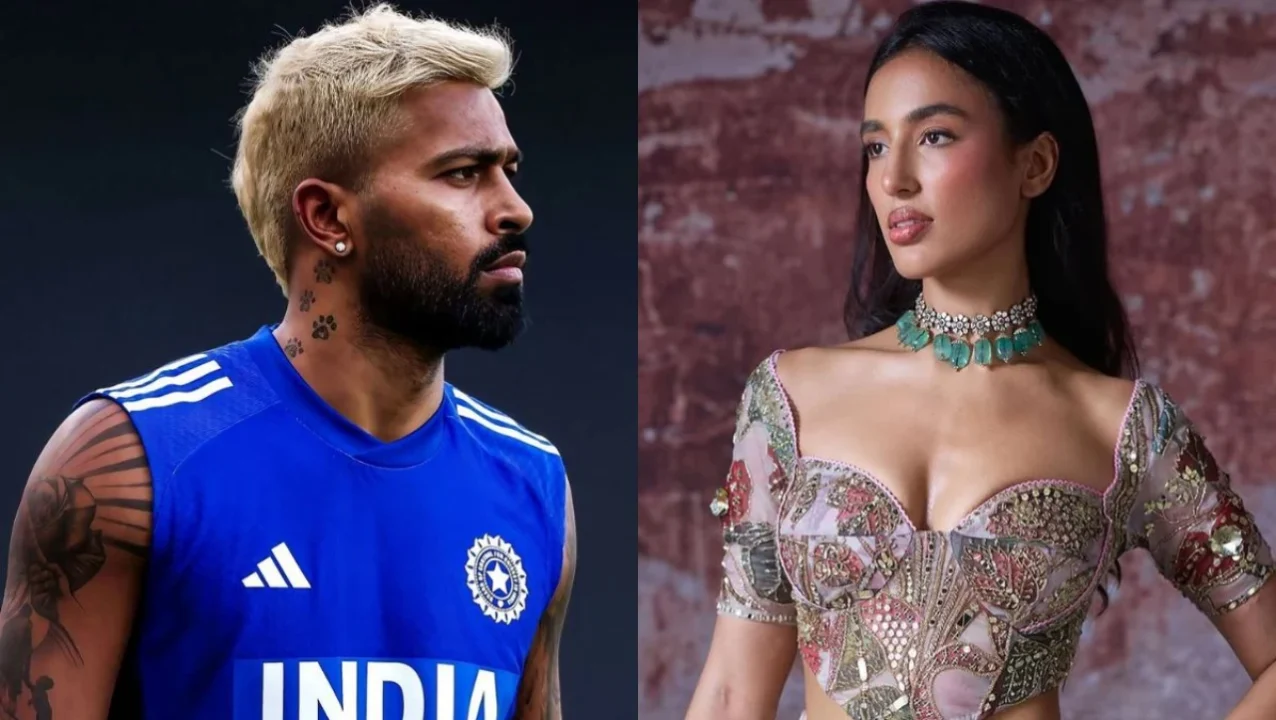 Hardik Pandya celebrating with Indian tricolor flag after T20 World Cup final at Ahmedabad