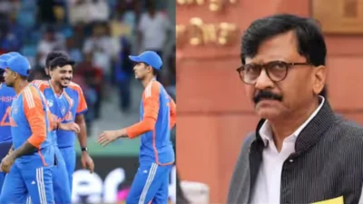 Sanjay raut on ind vs pak: क्रिकेटपटूंना लाज वाटली पाहिजे; राऊतांचा हल्लाबोल!