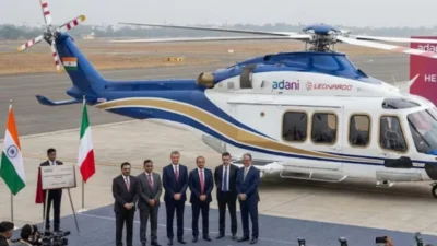 Adani leonardo deal: अदानी आता हेलिकॉप्टर बनवणार! संरक्षण क्षेत्रात मोठी उडी