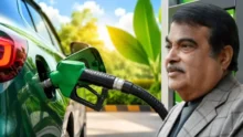 E100 Fuel: Union Minister Nitin Gadkari announcing the approval of new ethanol fuel